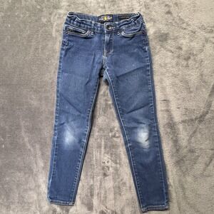 Lucky Brand Jeans Girls 8 Blue Denim Zoe Jegging Dark Wash